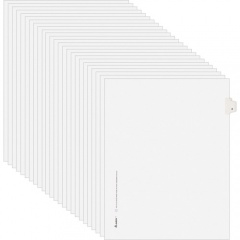 Avery Individual Legal Exhibit Dividers - Avery Style - Unpunched (11914)