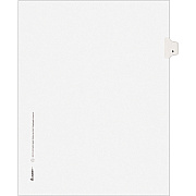 Avery Individual Legal Exhibit Dividers - Avery Style - Unpunched (AVE11916)
