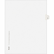 Avery Individual Legal Exhibit Dividers - Avery Style - Unpunched (AVE11918)