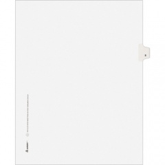 Avery Individual Legal Exhibit Dividers - Avery Style - Unpunched (11918)