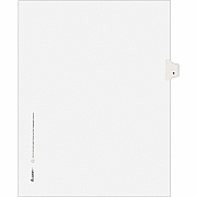 Avery Individual Legal Exhibit Dividers - Avery Style - Unpunched (AVE11919)
