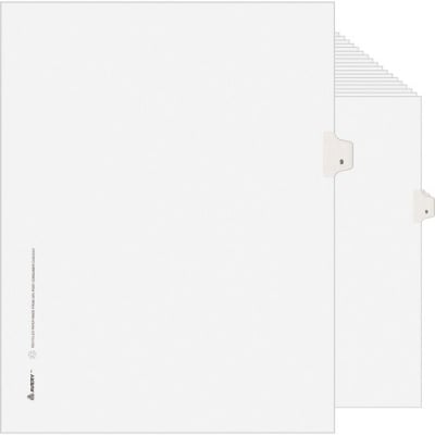 Avery Individual Legal Exhibit Dividers - Avery Style - Unpunched (11919)