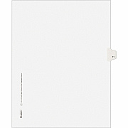 Avery Individual Legal Exhibit Dividers - Avery Style - Unpunched (AVE11921)