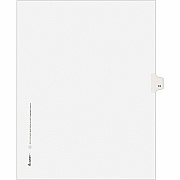 Avery Individual Legal Exhibit Dividers - Avery Style - Unpunched (AVE11922)