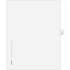 Avery Individual Legal Exhibit Dividers - Avery Style - Unpunched (11922)