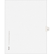 Avery Individual Legal Exhibit Dividers - Avery Style - Unpunched (AVE11924)