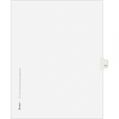Avery Individual Legal Exhibit Dividers - Avery Style - Unpunched (11924)