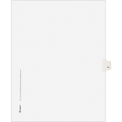 Avery Individual Legal Exhibit Dividers - Avery Style - Unpunched (11924)