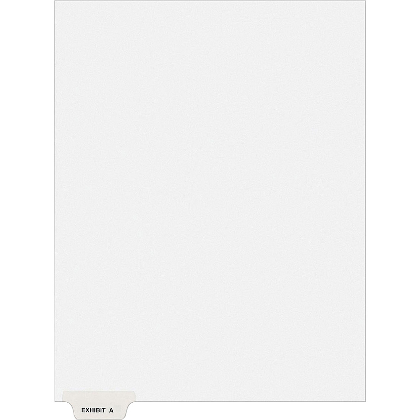 Avery Individual Legal Exhibit Dividers - Avery Style - Unpunched (AVE11940)