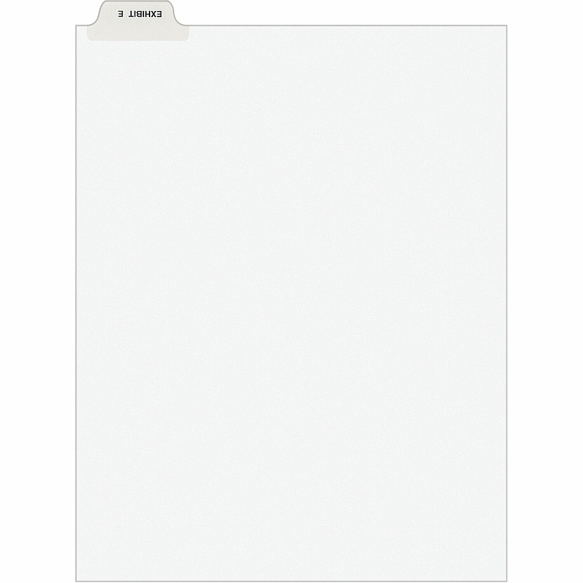 Avery Individual Legal Exhibit Dividers - Avery Style - Unpunched (AVE11944)