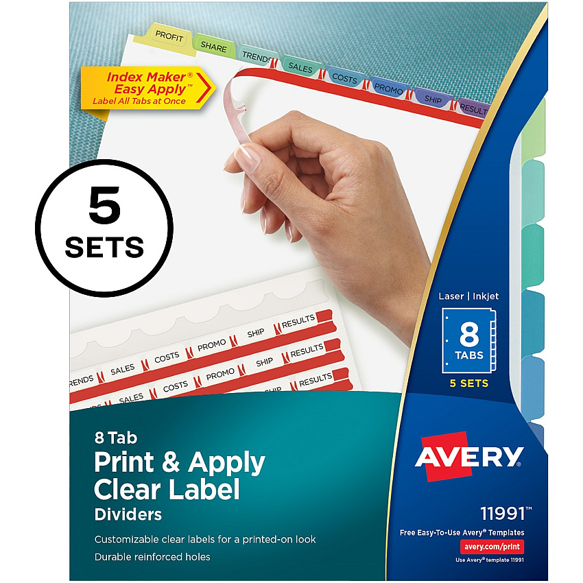 Avery Index Maker Index Divider (AVE11991)
