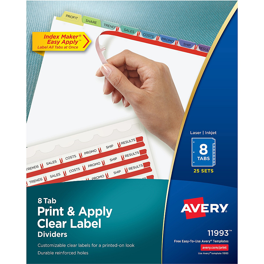 Avery Index Maker Index Divider (AVE11993)