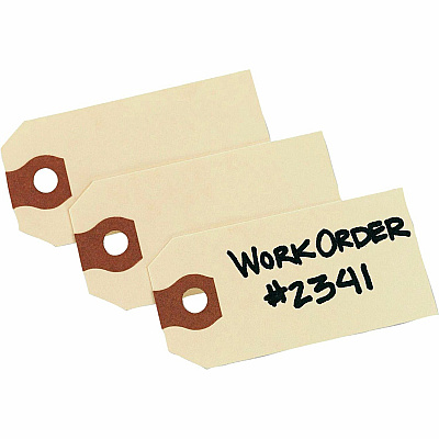 Avery Unstrung Shipping Tags, 11.5 pt. Stock, 2-3/4" x 1-3/8" , 1,000 Manila Hang Tags (AVE12301)