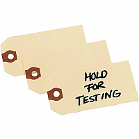 Avery Unstrung Shipping Tags, 11.5 pt. Stock, 3-3/4"x1-7/8" , 1,000 Manila Hang Tags (AVE12303)