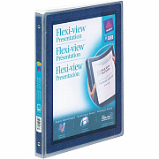 Avery Flexi-View Binder ½" , Round Rings, Blue (AVE15766)