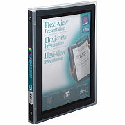 Avery Flexi-View Binder ½" , Round Rings, Black (AVE15767)