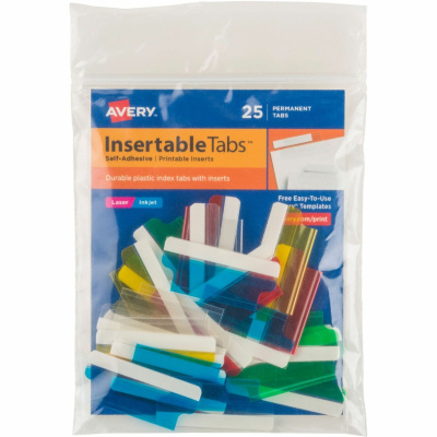 Avery Index Tabs with Printable Inserts (16228)