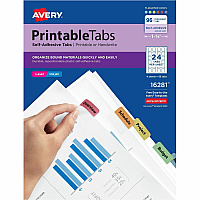 Avery Printable Repositionable Tabs (AVE16281)