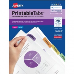 Avery Printable Repositionable Tabs (16283)