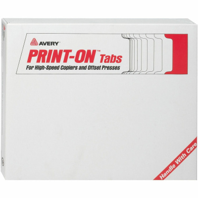 Avery High-Speed Copier Print-On Tabs (20405)