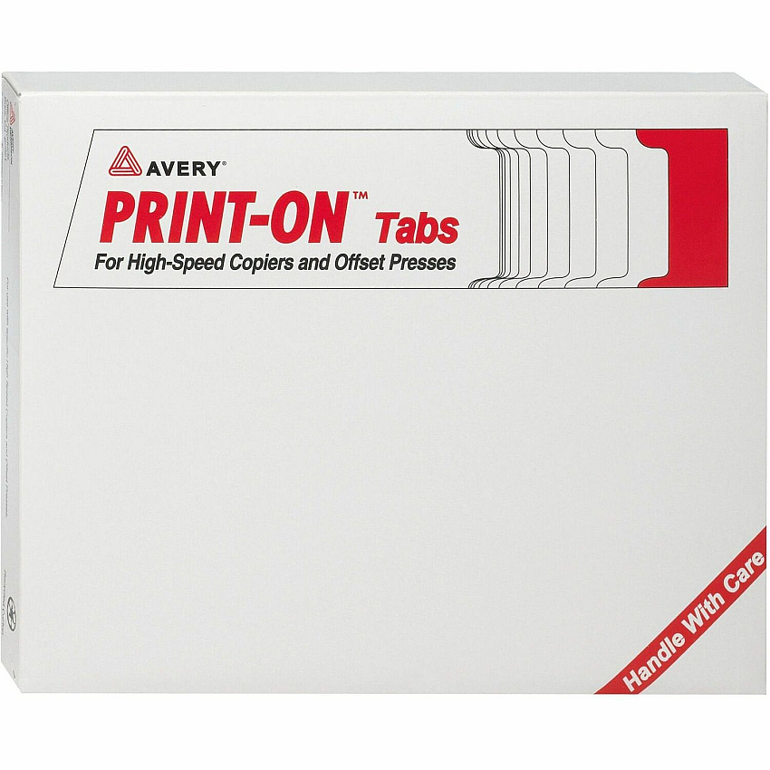 Avery 3-Hole Punched Copier Tabs (AVE20406)