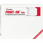Avery 3-Hole Punched Copier Tabs (AVE20416)