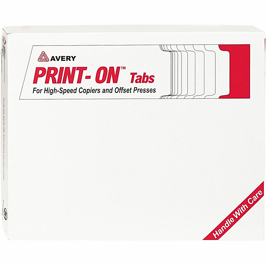Avery 3-Hole Punched Copier Tabs (AVE20416)