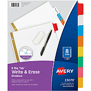 Avery Big Tab Write & Erase Dividers (AVE23079)