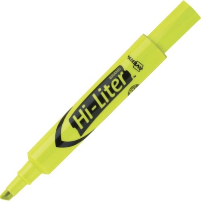 Avery Desk-Style, Fluorescent Yellow, 1 Count (24000)