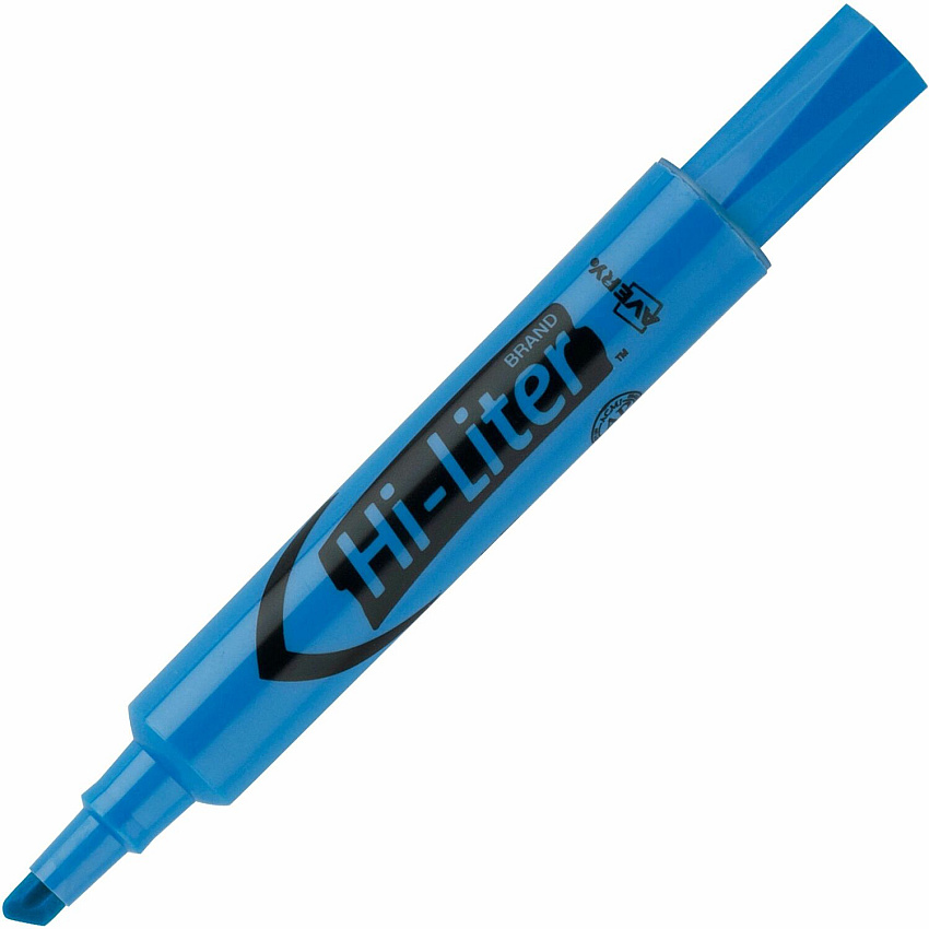 Avery Desk-Style, Fluorescent Blue, 1 Count (AVE24016)