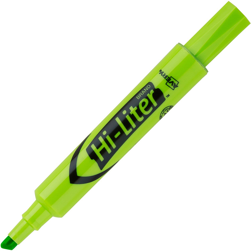 Avery Desk-Style, Fluorescent Green, 1 Count (AVE24020)