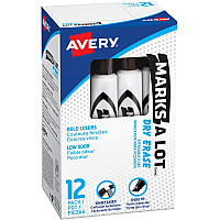 Avery Desk-Style Dry Erase Markers (AVE24408)