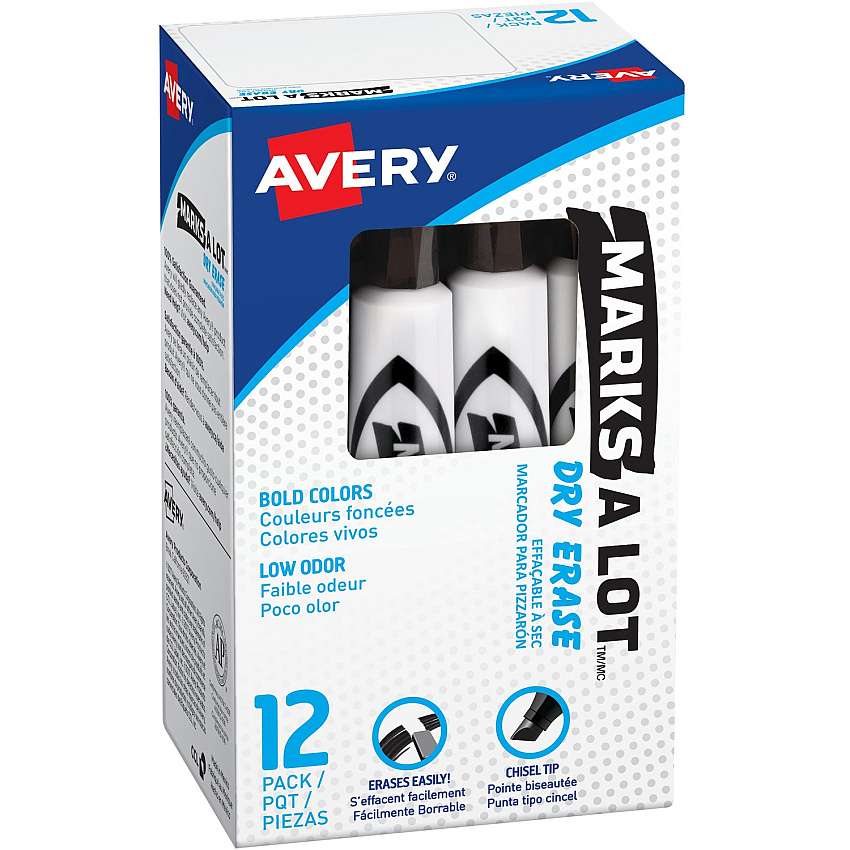 Avery Desk-Style Dry Erase Markers (AVE24408)