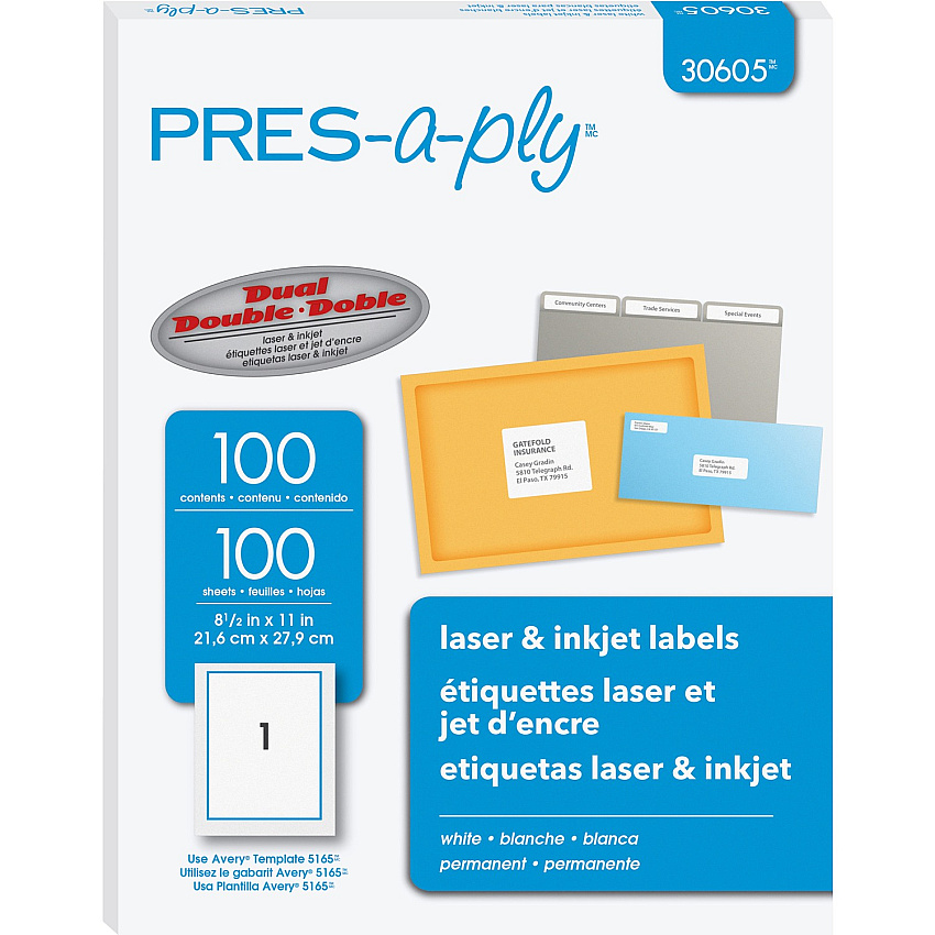 PRES-a-ply Labels (AVE30605)