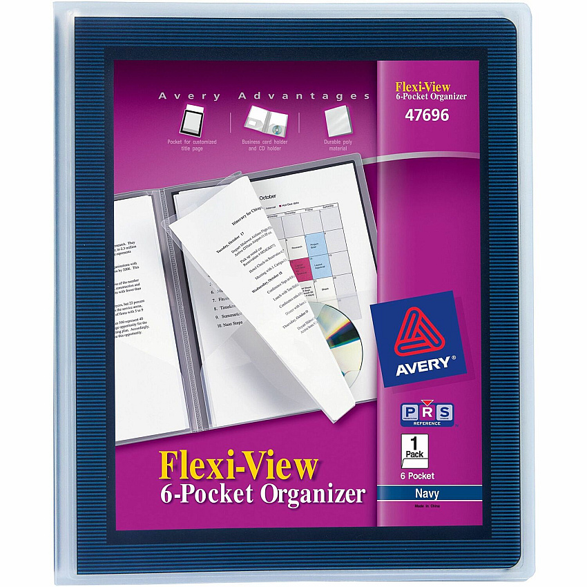 Avery Flexi-View Letter Pocket Folder (AVE47696)