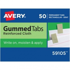 Avery Reinforced Cloth Gummed Index Tabs (59105)