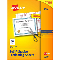 Avery Self-Adhesive Lamination (AVE73601)