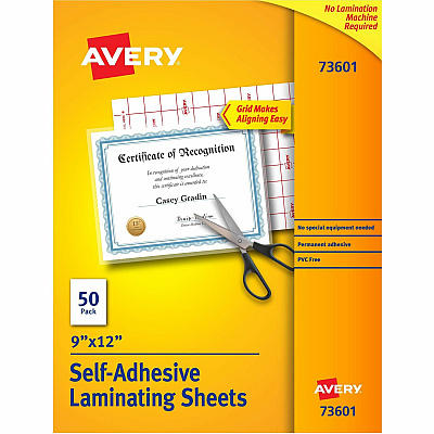 Avery Self-Adhesive Lamination (AVE73601)