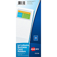 Avery Self-Adhesive Business Card Holders (AVE73720)
