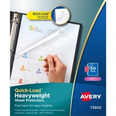 Avery Quick-Load Sheet Protectors (73802)