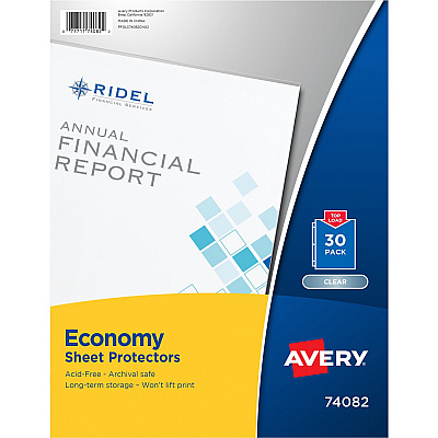 Avery Economy-Weight Sheet Protectors (AVE74082)