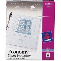 Avery Economy-Weight Sheet Protectors (74090)