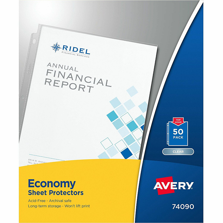 Avery Economy-Weight Sheet Protectors (AVE74090)