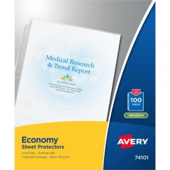 Avery Economy-Weight Sheet Protectors (74101)