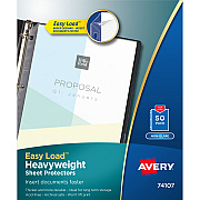Avery Non-Glare Heavyweight Sheet Protectors (AVE74107)