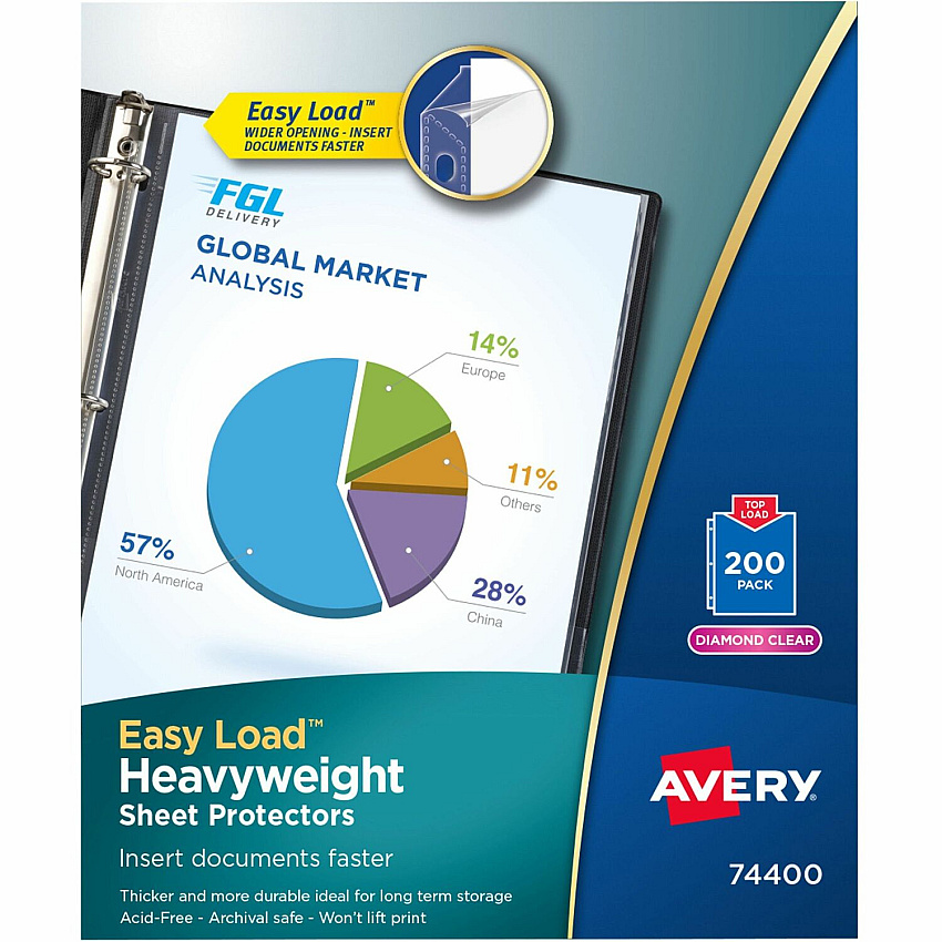 Avery Heavyweight Sheet Protectors (AVE74400)