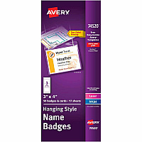 Avery Hanging Style Name Badges (AVE74520)