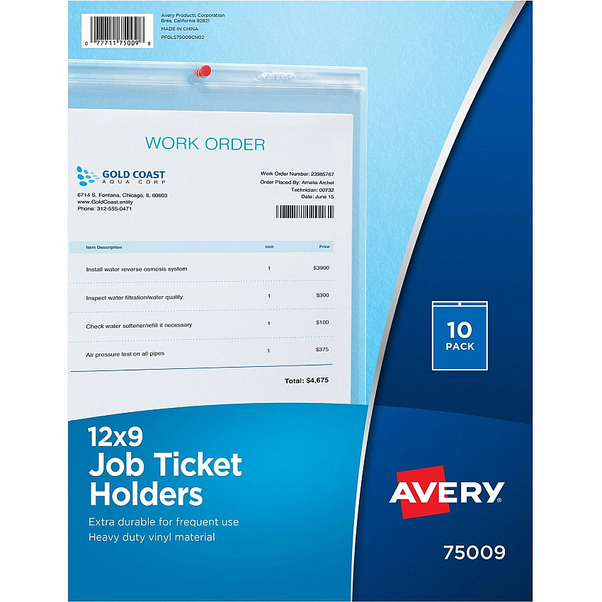 Avery Vinyl File Pocket (AVE75009)