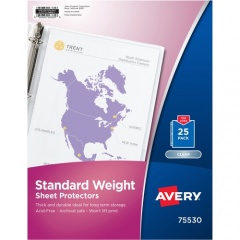 Avery Standard-Weight Sheet Protectors (75530)