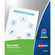 Avery Economy Recycled Sheet Protectors - Acid-free, Archival-Safe, Top-Loading (75537)